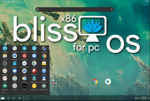 Bliss OS images