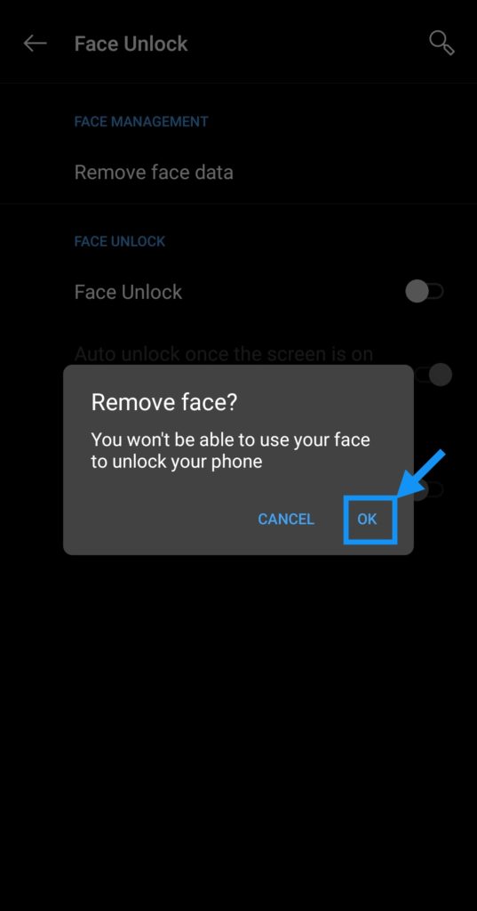 OnePlus Face Unlock