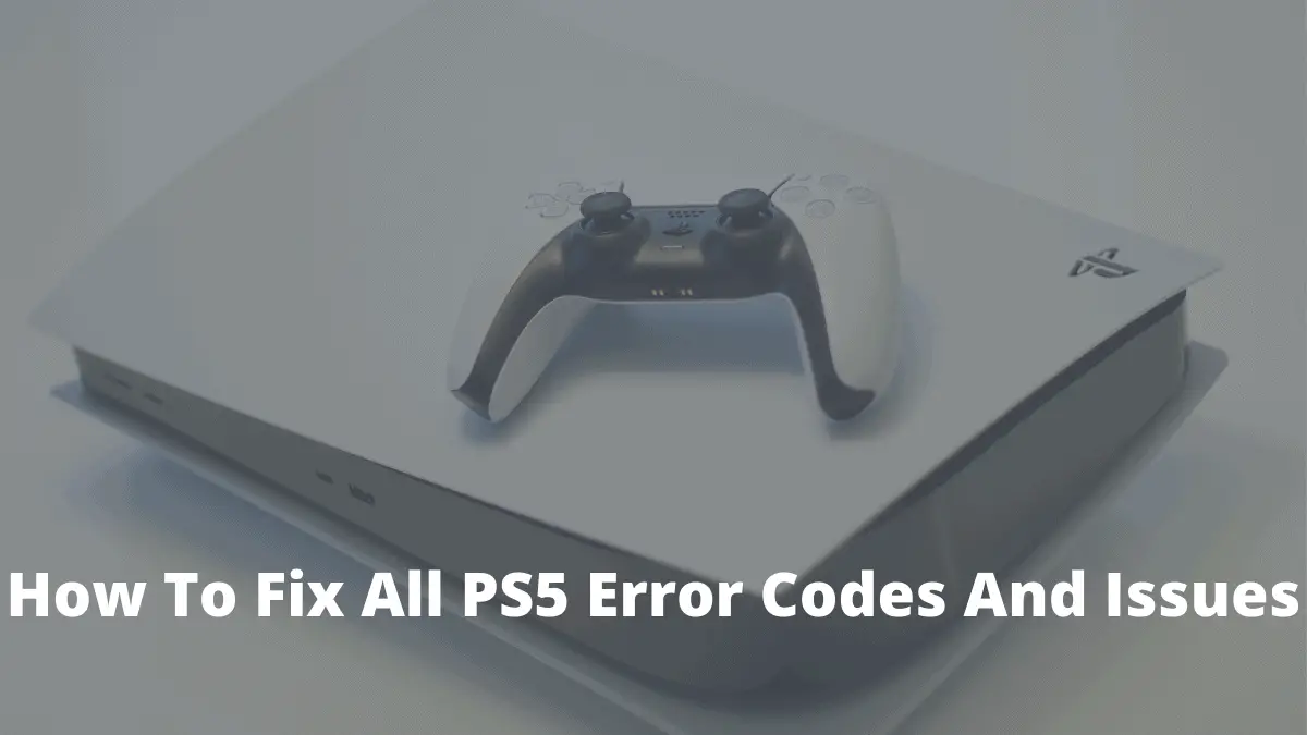 How to fix ps5 problems