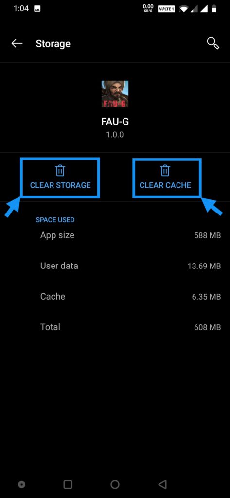 FAUG Error Fix Cache settings FAUG Error Fix Cache settings
